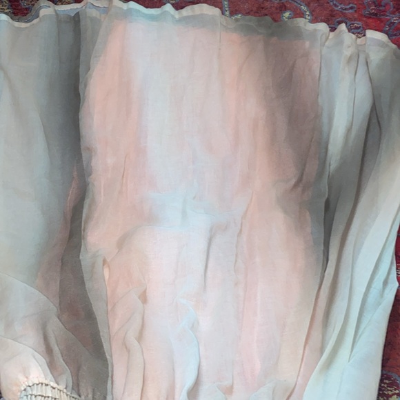 Vintage Algo-Ettes Ombré Peach Cream & Brown Floor Length Maxi Dress Size Size 5 - Picture 16 of 16